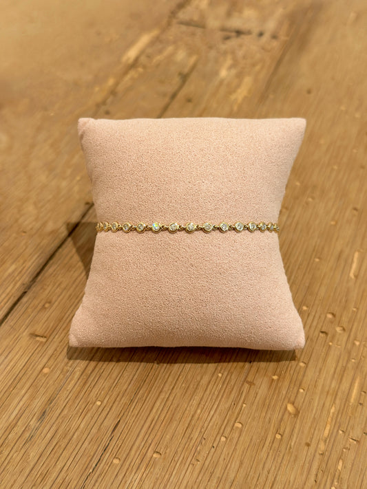 Diamond Pillow Set Bracelet