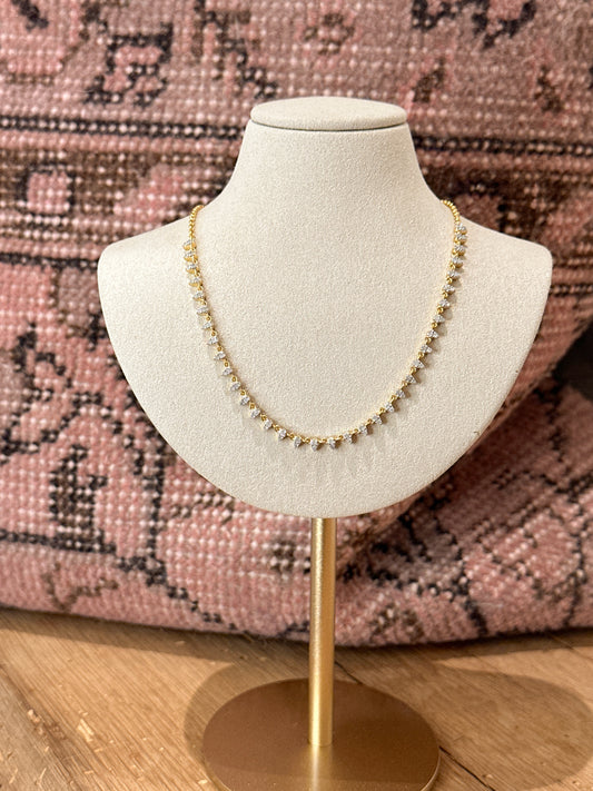 Diamond Mini Spike Necklace