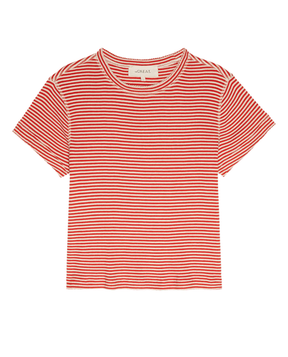 The Little Tee - Pimento Stripe