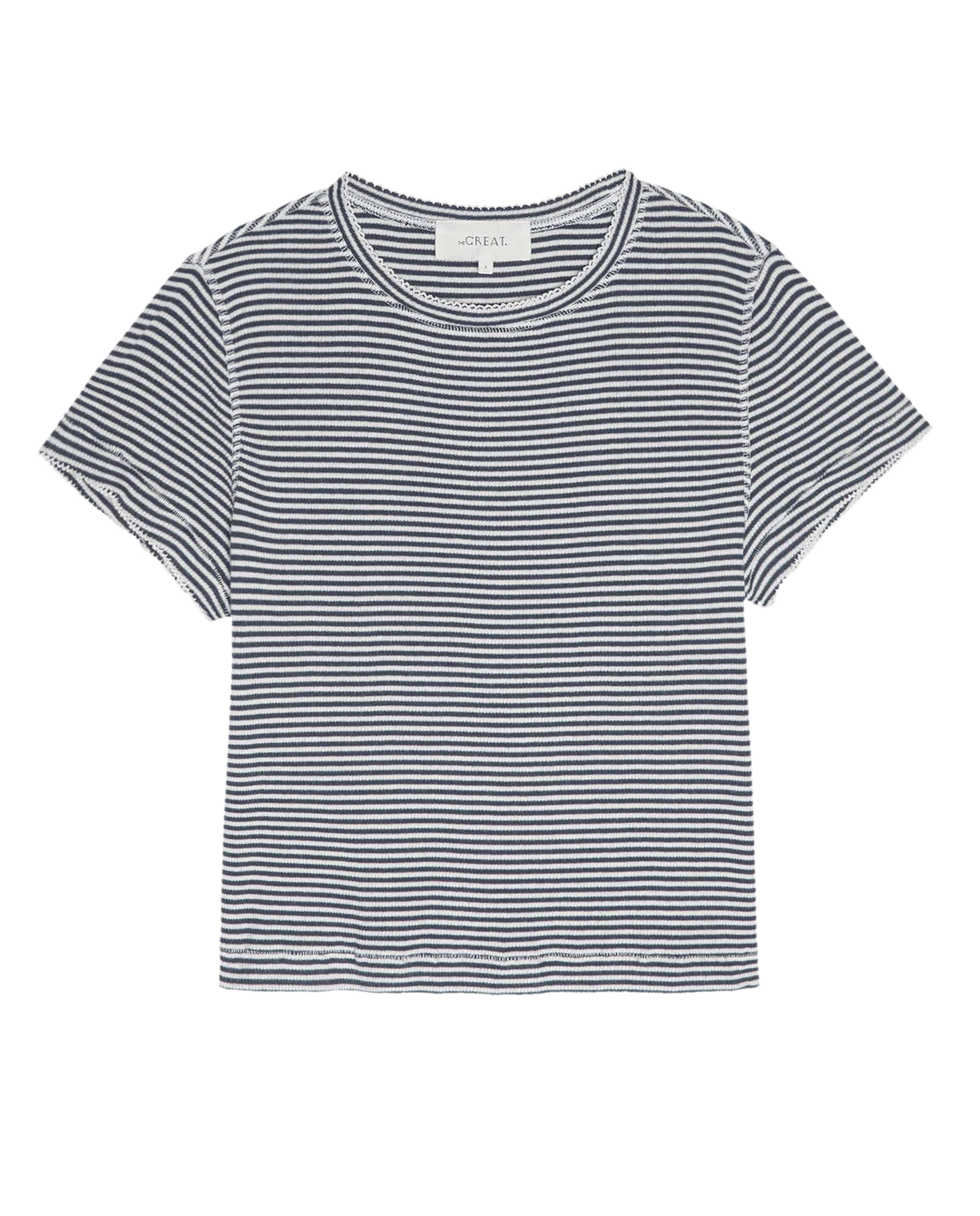 The Little Tee - Navy Stripe