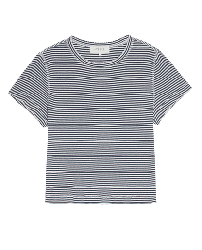 The Little Tee - Navy Stripe