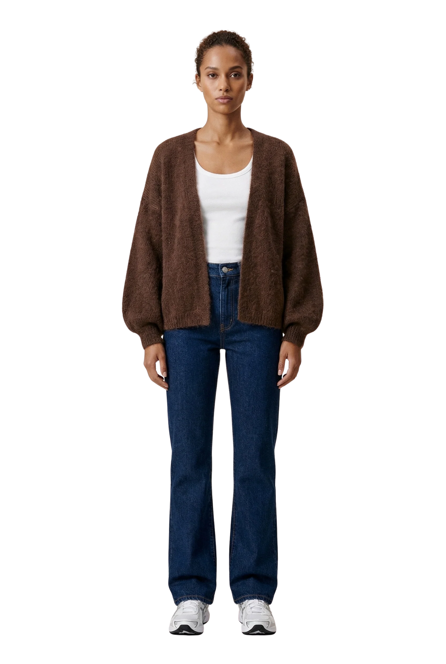 Lee Short Cardigan - Cocoa