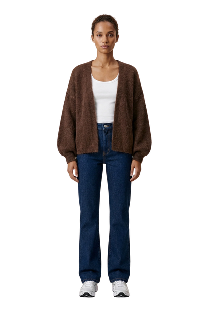 Lee Short Cardigan - Cocoa