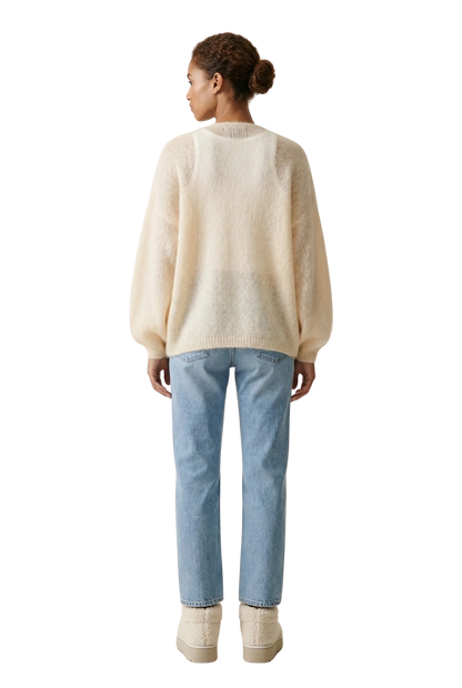 Lee Short Cardigan - Almond