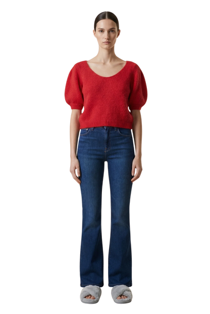 Lolanda Alpaca - Lipstick Red