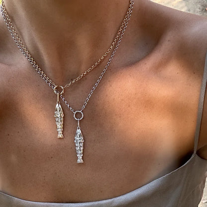 Goldie Pavé Fish Charm