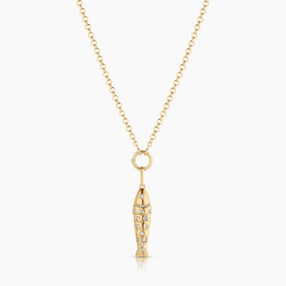 Goldie Pavé Fish Charm
