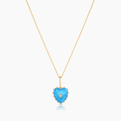 Isabel Howlite Heart Charm