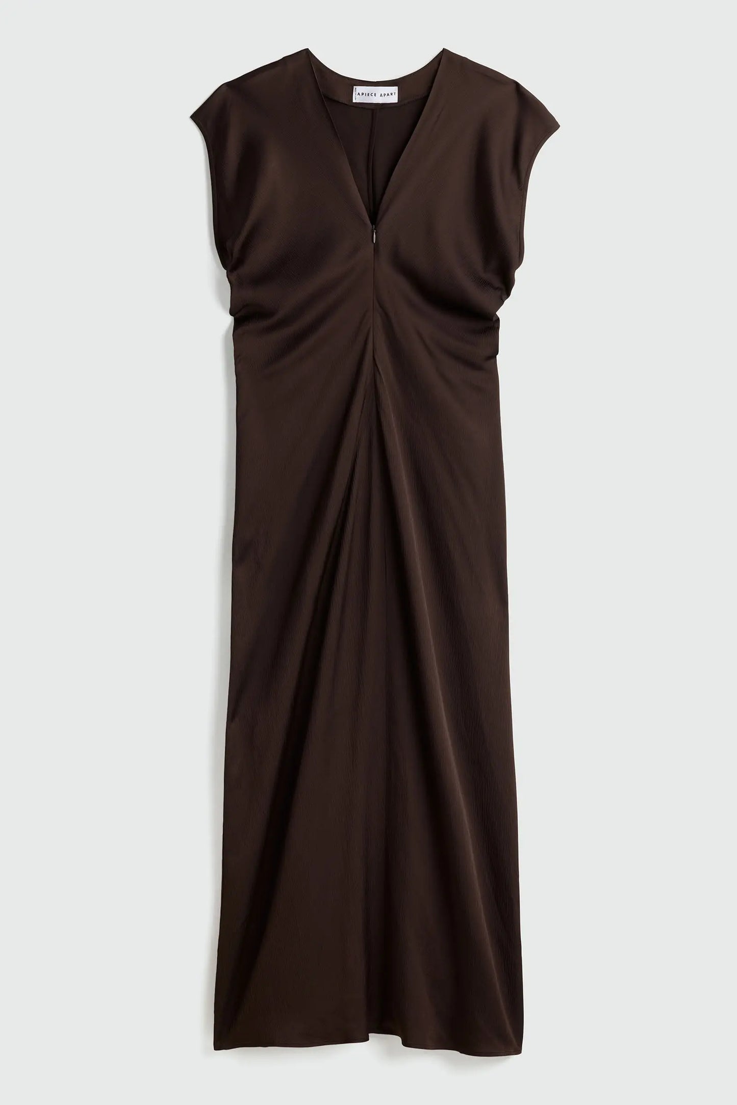 Monde Drape Bias Maxi - Black Coffee