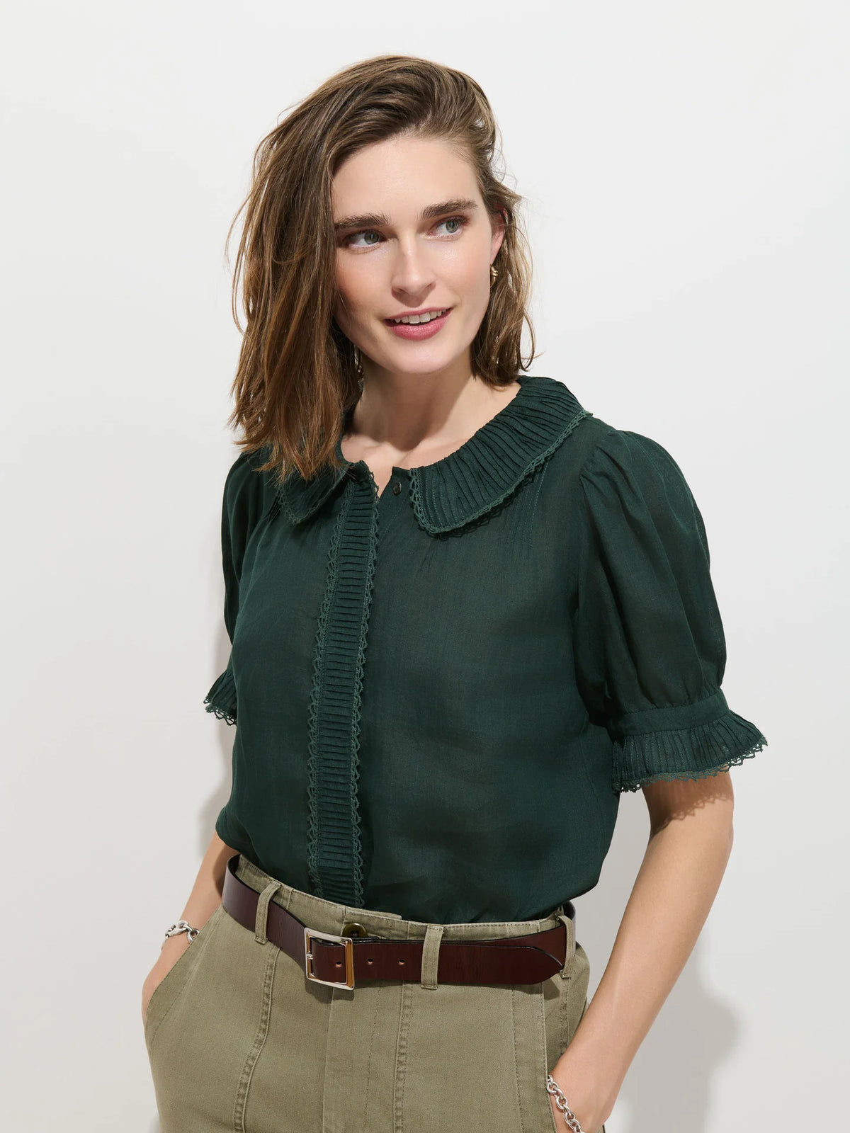 Lucia Top - Dark Green