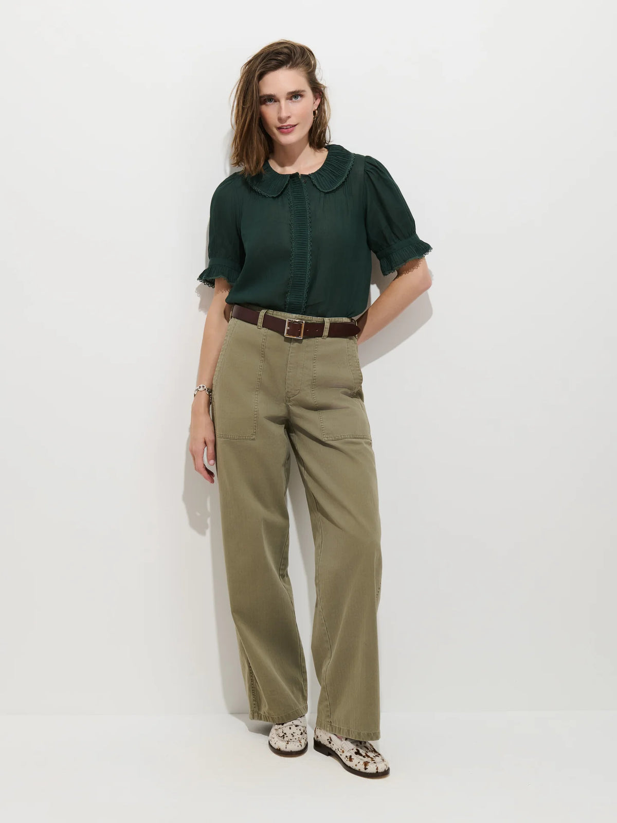 Lucia Top - Dark Green