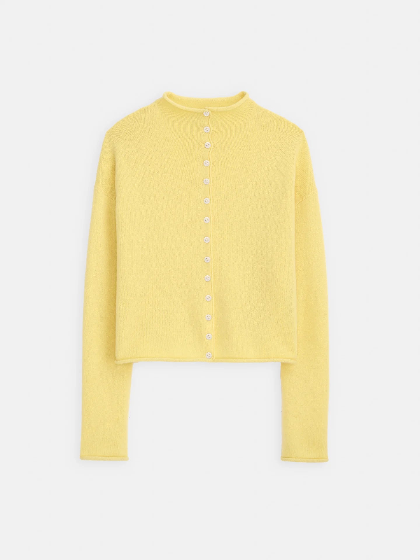 Taylor Cashmere Cardigan - Citrus