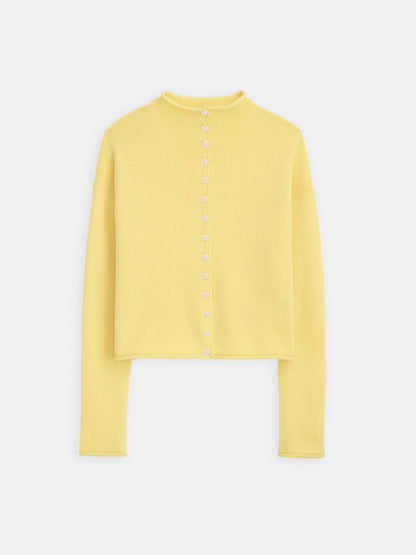 Taylor Cashmere Cardigan - Citrus