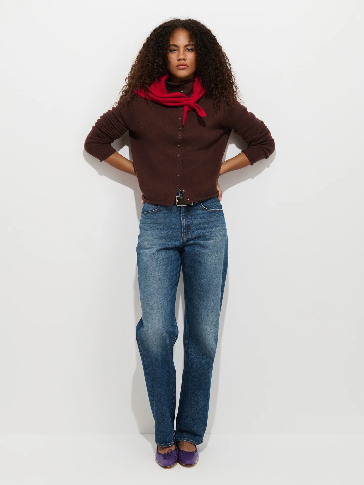 Taylor Cashmere Cardigan - Nutmeg