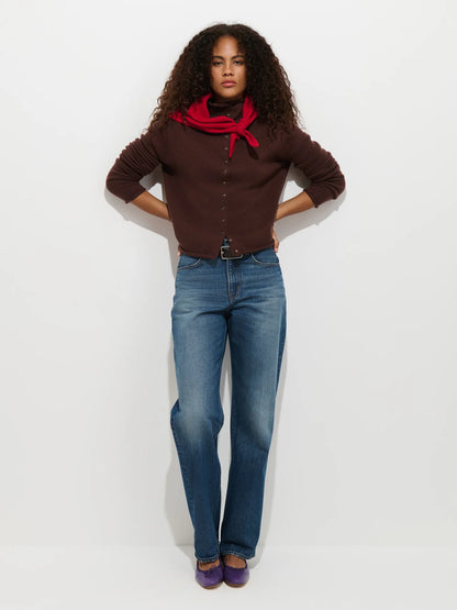 Taylor Cashmere Cardigan - Nutmeg