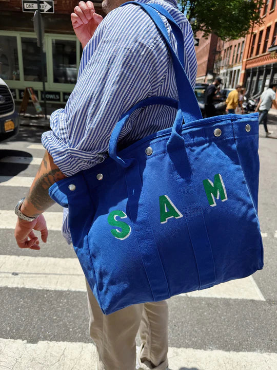 The Perfect Weekday Tote - Cunningham Blue
