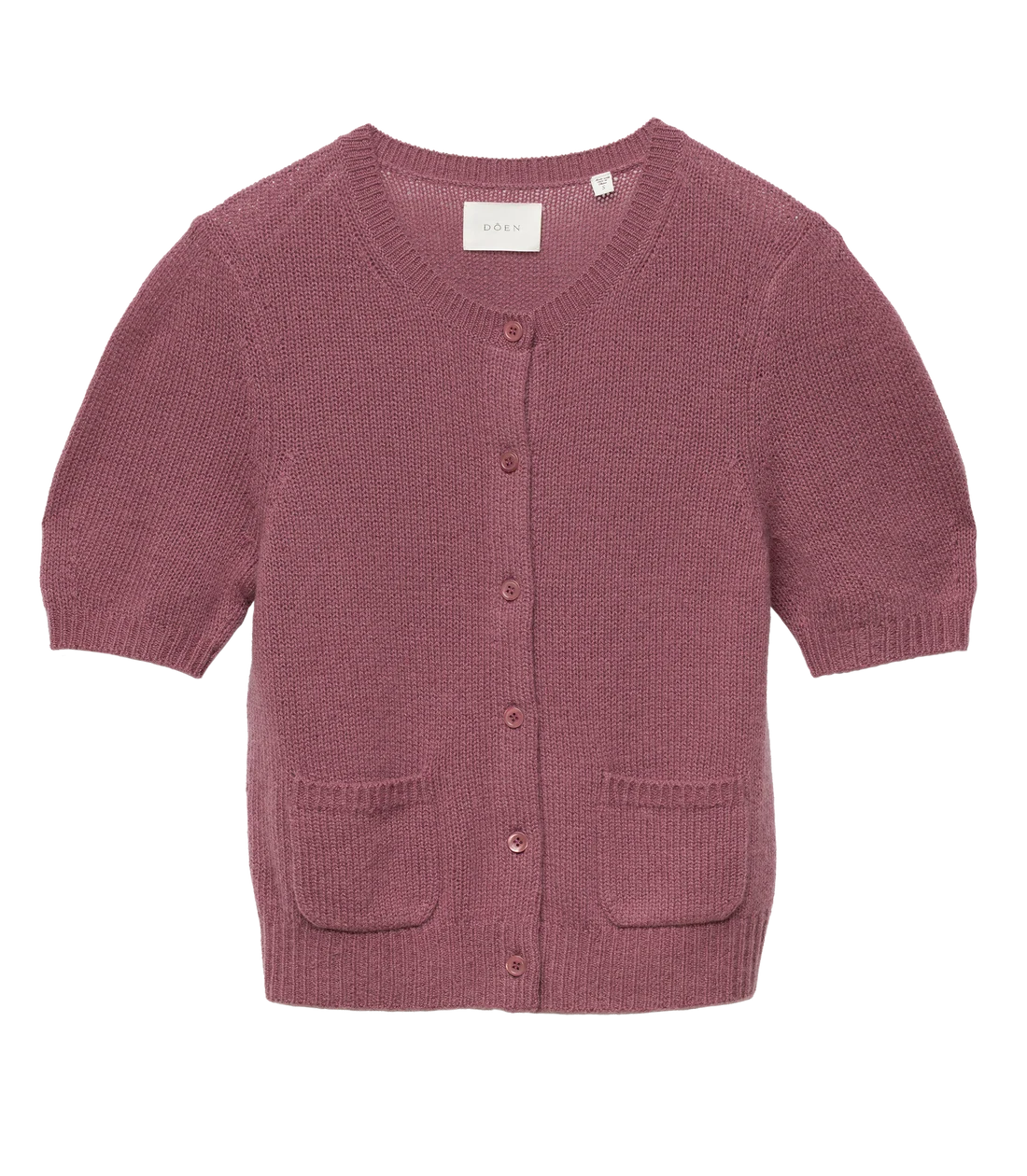 Alesia Cashmere Cardigan - Rose Mauve