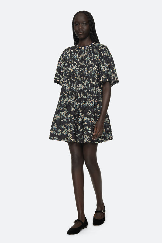 Mona S/Slv Mini Dress - Multi