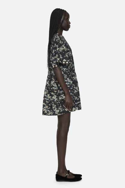 Mona S/Slv Mini Dress - Multi