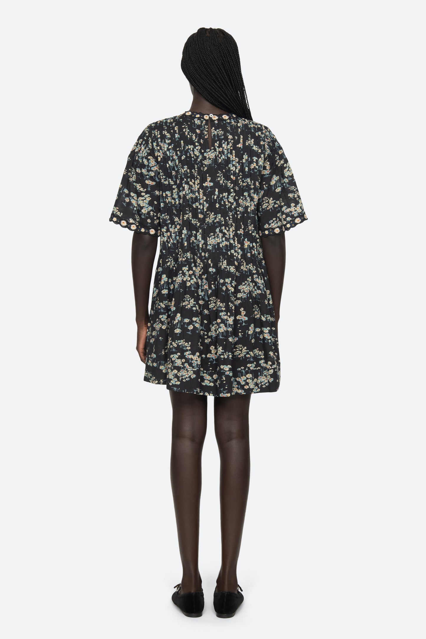 Mona S/Slv Mini Dress - Multi