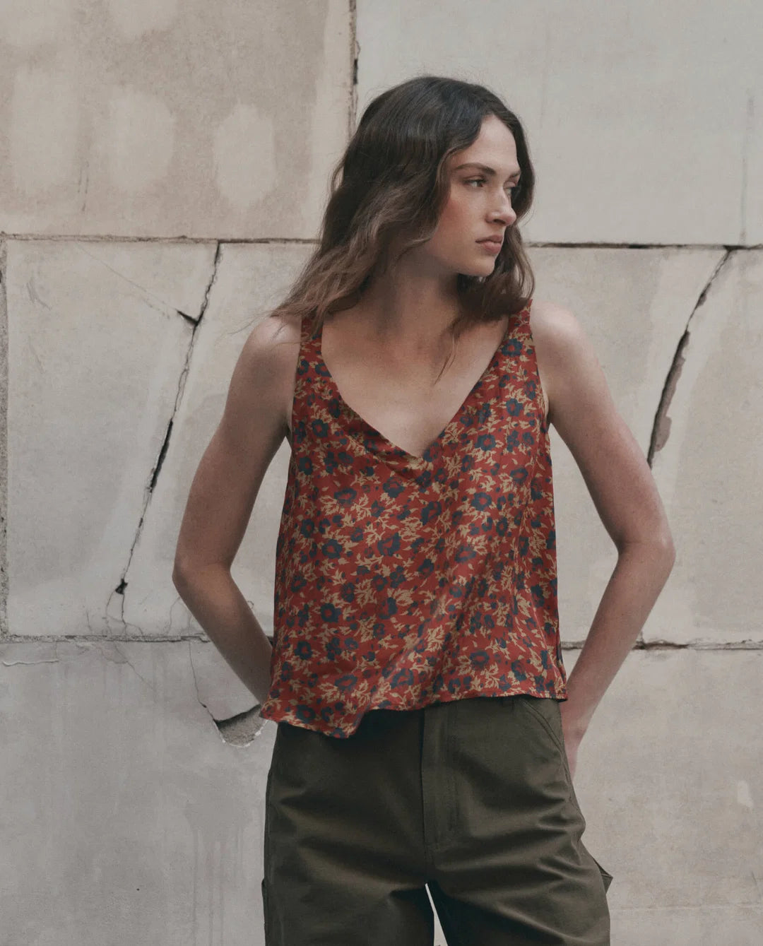 The Port Cami - Guilded Poppy