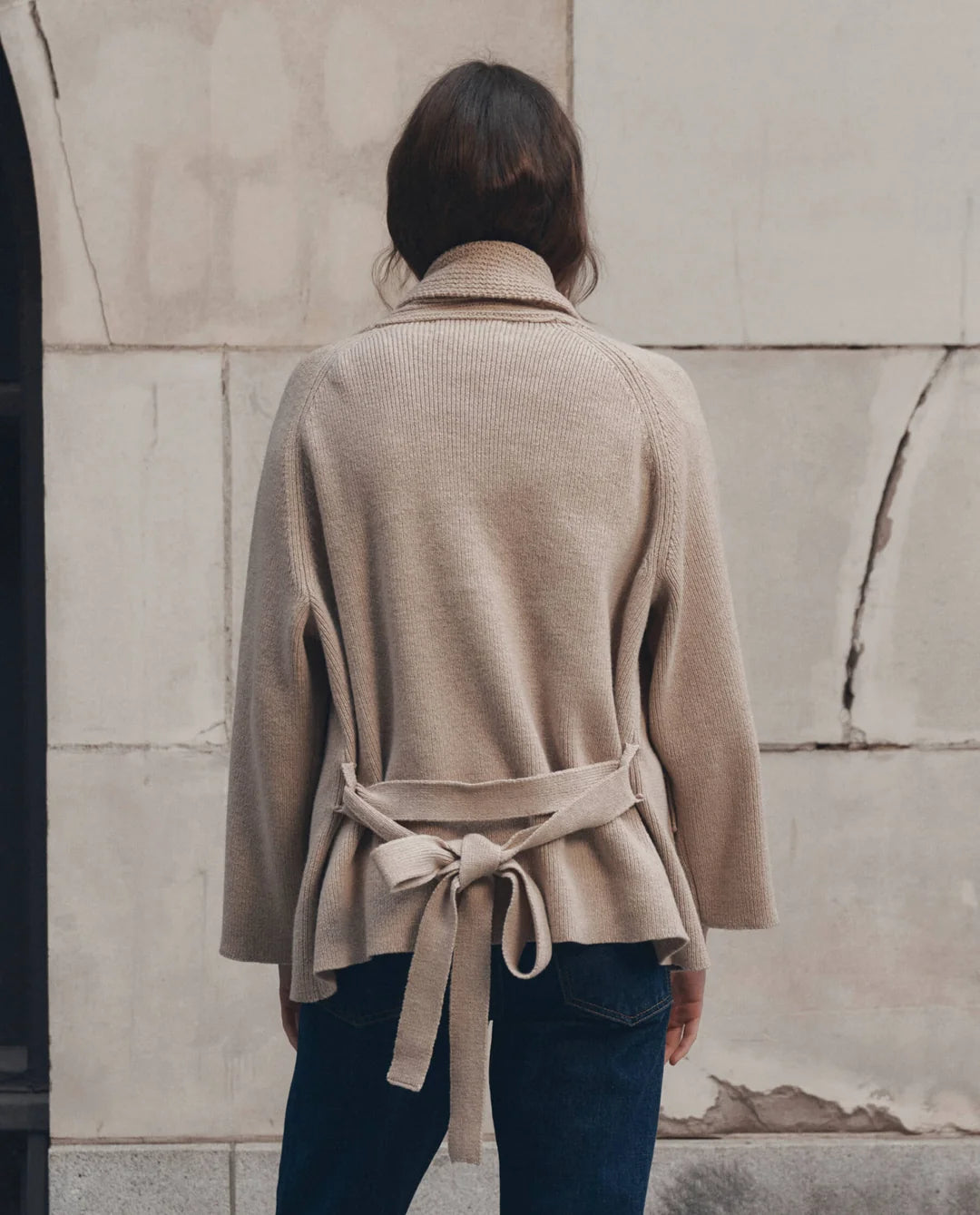 The Commander Riding Cardigan - Cream
