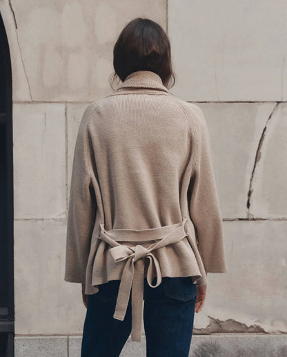 The Commander Riding Cardigan - Cream