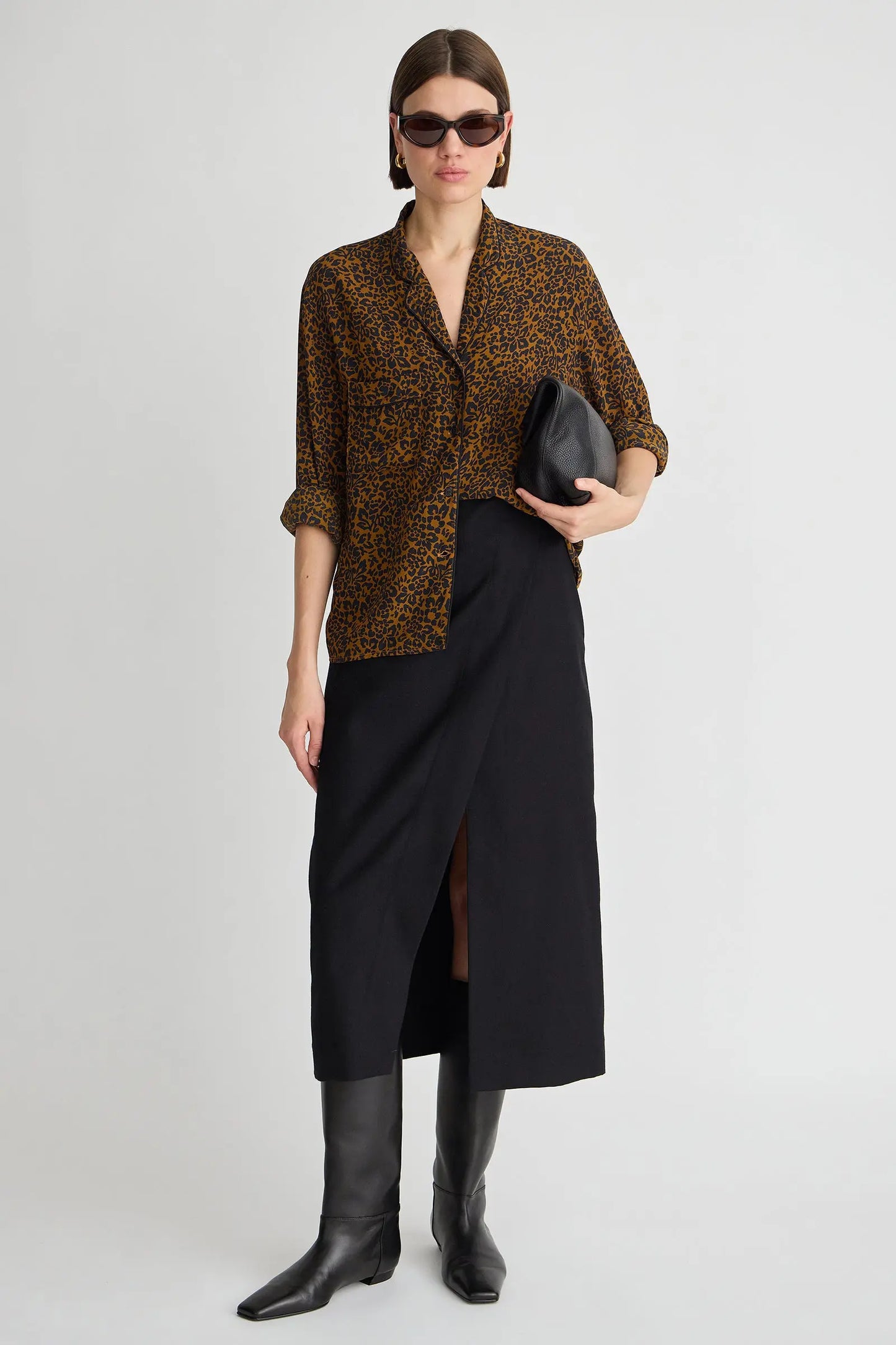 Ila Silky Top - Leo Floral Midnight