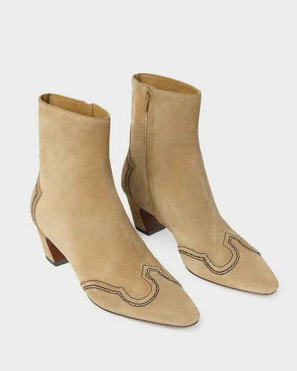 Harlan Sand Suede Ankle Boot