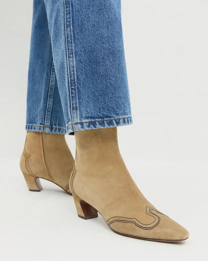 Harlan Sand Suede Ankle Boot