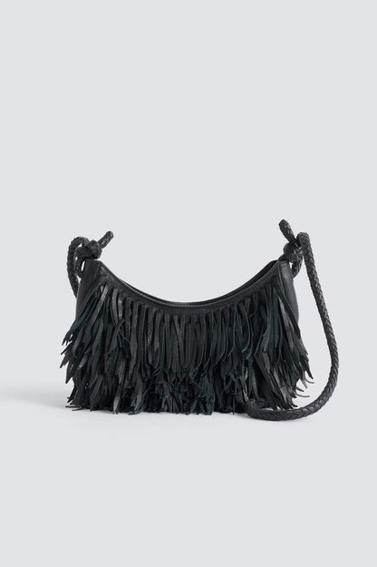 Fringe Sling - Black