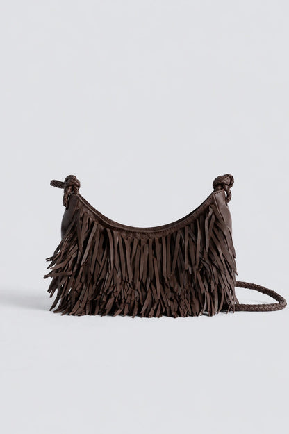 Fringe Sling - Dk. Brown