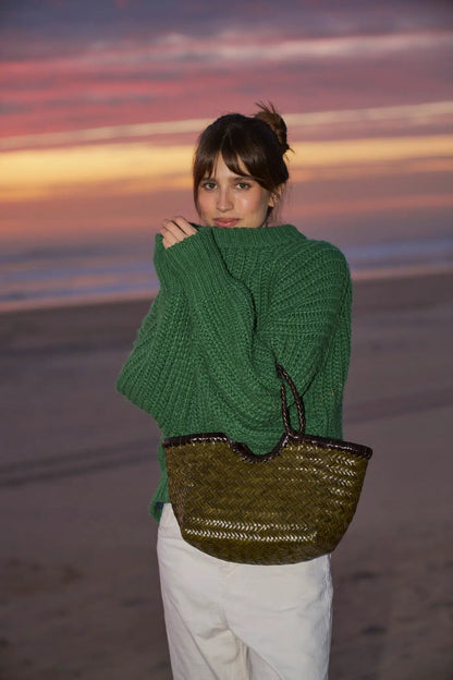 Nantucket Bi-Colour - Khaki/Dk. Brown