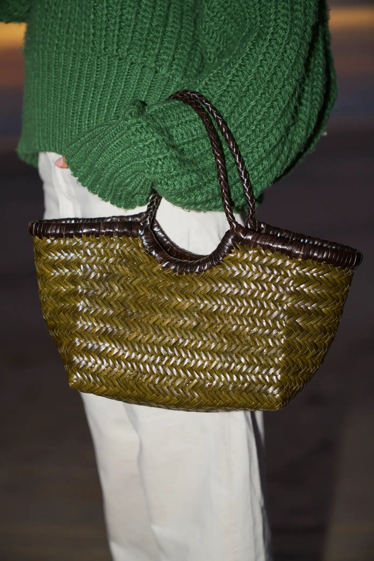 Nantucket Bi-Colour - Khaki/Dk. Brown