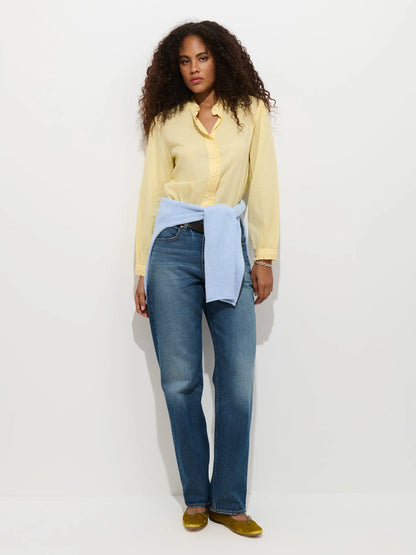 Chantilly Ruffle Shirt - Butter
