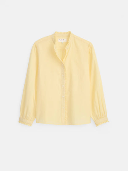 Chantilly Ruffle Shirt - Butter