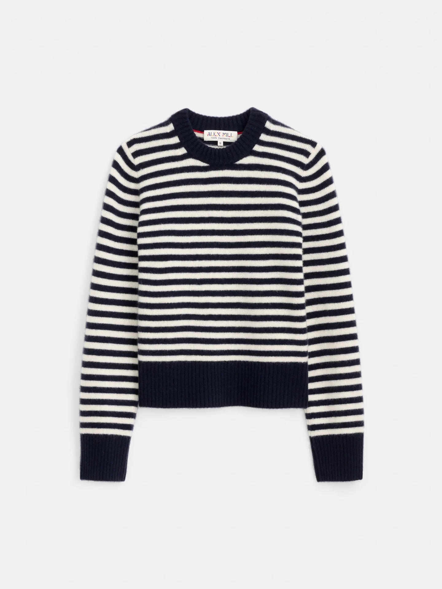 Marais Striped Sweater- Navy/Ivory