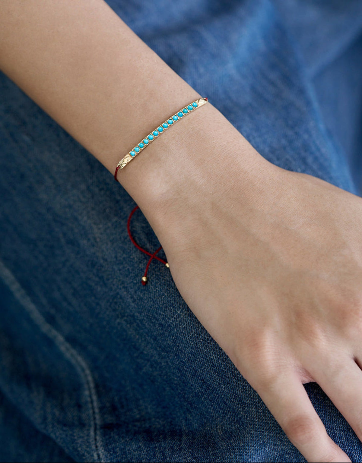 Rahki Turquoise Baguette Bracelet