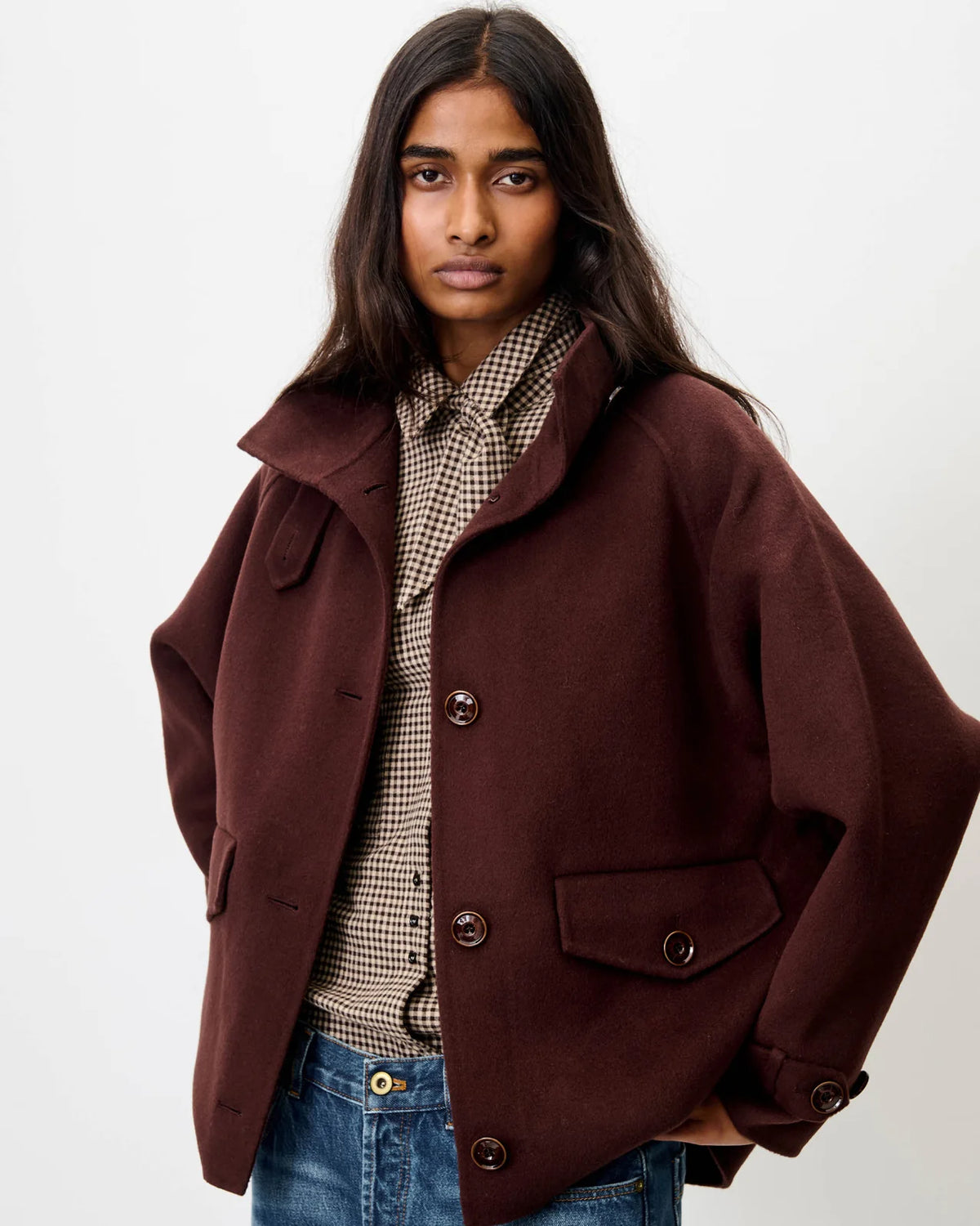 Valley Nevado Wool Coat - Espresso