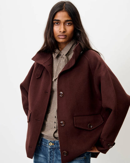 Valley Nevado Wool Coat - Espresso