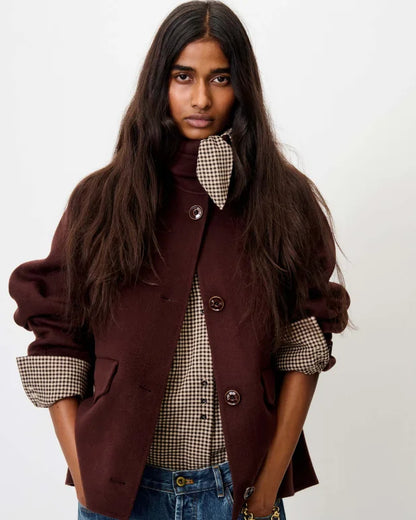 Valley Nevado Wool Coat - Espresso