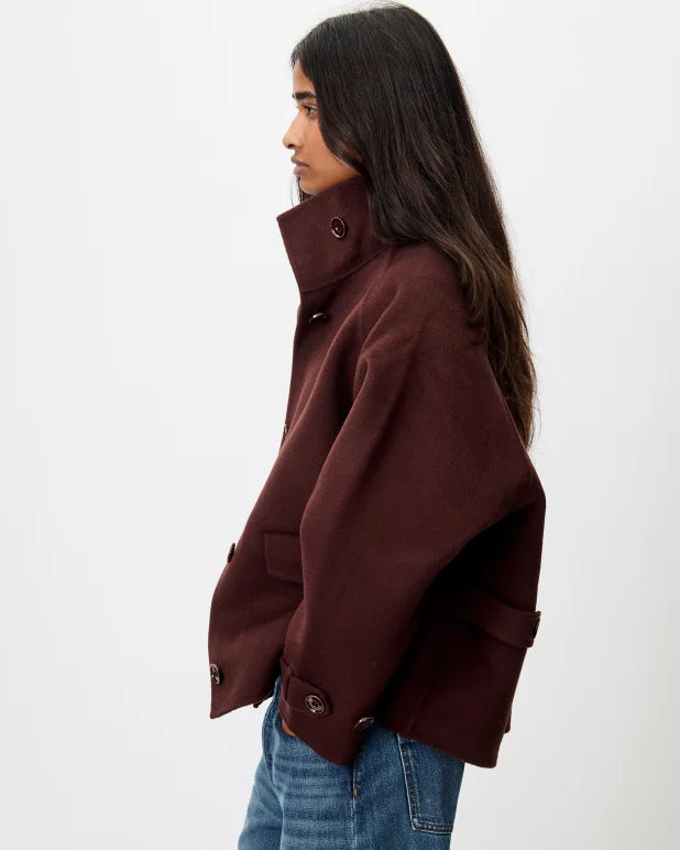 Valley Nevado Wool Coat - Espresso