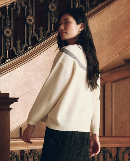 The Bow Sweater - Cream