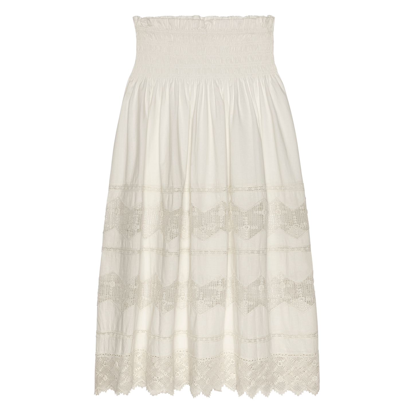 The Rosette Canary Skirt - Cream