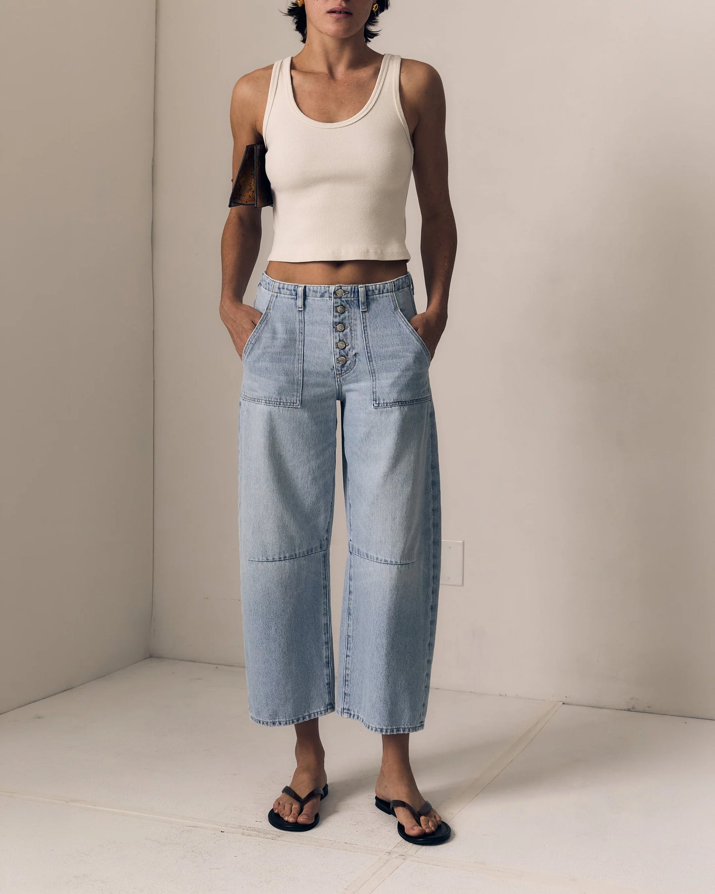 Mid Rise Vintage Utility Barrel - Icy Superlight