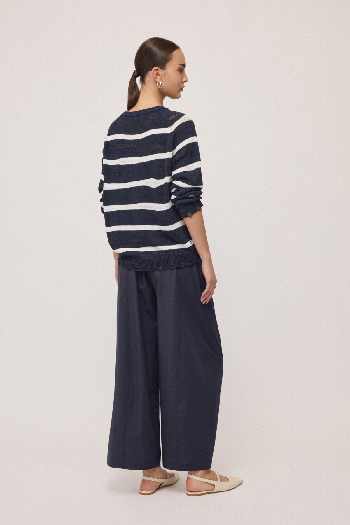 Poplin Balloon Trousers