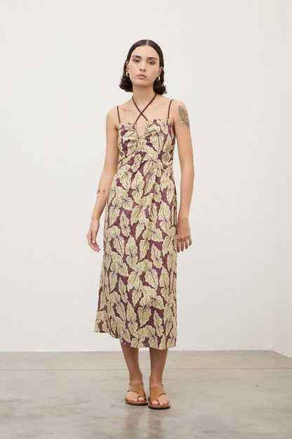 Botanical Midi Dress