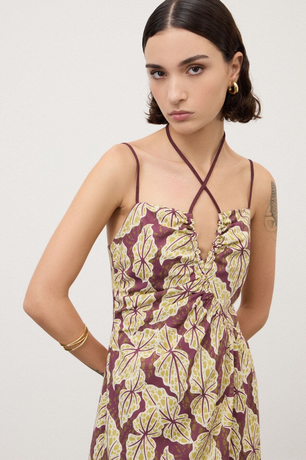 Botanical Midi Dress