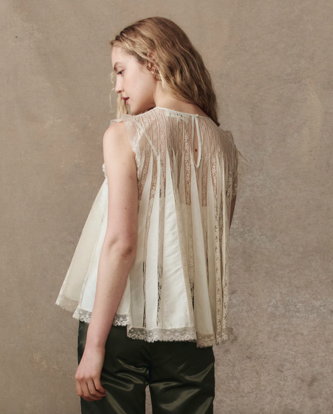 The Keepsake Lace Shell Top