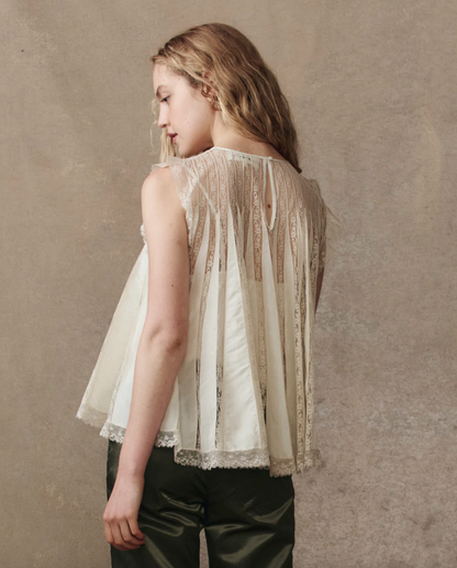 The Keepsake Lace Shell Top
